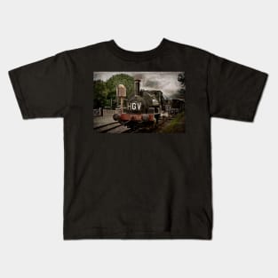 Saddle Tank 1340 "Trojan" At Work Kids T-Shirt